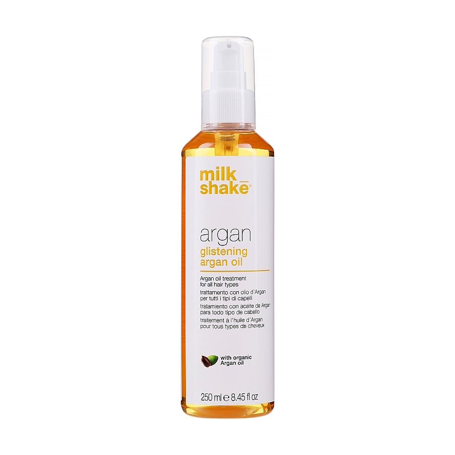 Уцінка! Арганова олія milk_shake Argan Glistening Argan Oil для глибокого відновлення та блиску всіх типів волосся, 250 мл